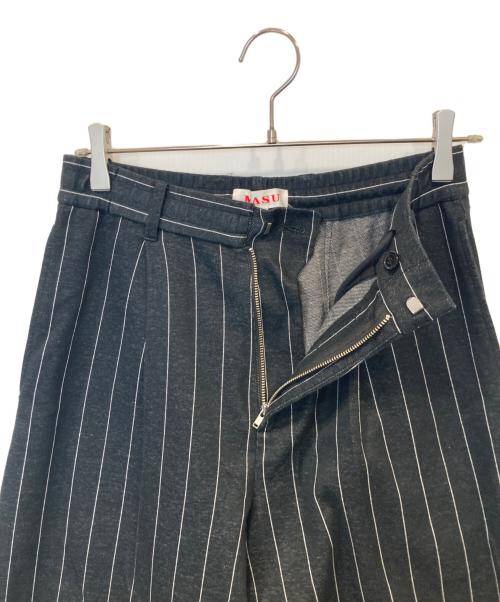 masu（エムエーエスユー）MASU (エムエーエスユー) CLASSIC EASY TROUSERS クラシックイージートラウザーズ  M25K6PT005 ブラック サイズ:44の古着・服飾アイテム