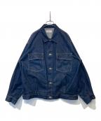 MARKAマーカ）の古着「DENIM JACKET 12oz ORGANIC COTTON 12オンス オーガニックコットン デニムジャケット M21A-04BL01C」｜インディゴ