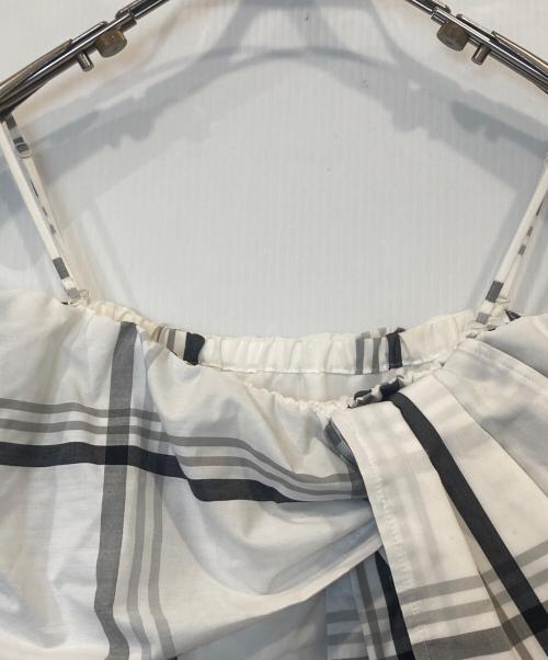 Snidel（スナイデル）Snidel (スナイデル) ビッグリボンシャツワンピース SWFO261122 ホワイトの古着・服飾アイテム