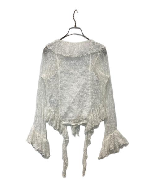 Snidel（スナイデル）Snidel (スナイデル) 26SS カットレースフリルプルオーバー　SWCT261210 ホワイト サイズ:Fの古着・服飾アイテム