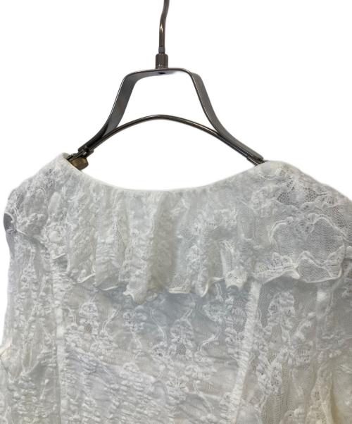 Snidel（スナイデル）Snidel (スナイデル) 26SS カットレースフリルプルオーバー　SWCT261210 ホワイト サイズ:Fの古着・服飾アイテム