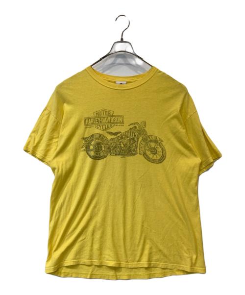 HARLEY-DAVIDSON（ハーレーダビッドソン）HARLEY-DAVIDSON (ハーレーダビッドソン) プリントTシャツ イエロー サイズ:XLの古着・服飾アイテム