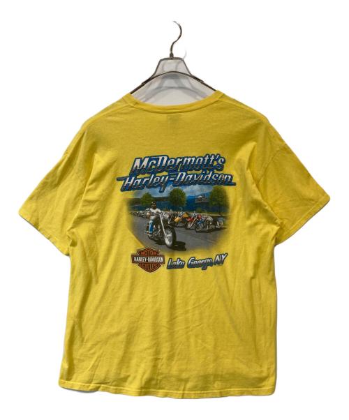 HARLEY-DAVIDSON（ハーレーダビッドソン）HARLEY-DAVIDSON (ハーレーダビッドソン) プリントTシャツ イエロー サイズ:XLの古着・服飾アイテム