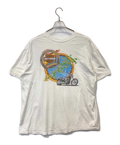HARLEY-DAVIDSON（ハーレーダビッドソン）HARLEY-DAVIDSON (ハーレーダビッドソン) プリントTシャツ ホワイト サイズ:不明の古着・服飾アイテム
