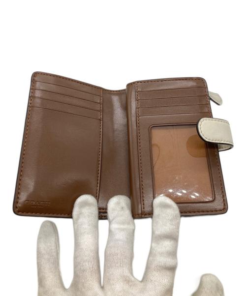 COACH（コーチ）COACH (コーチ) 2つ折り財布 F1981 ブラウンの古着・服飾アイテム