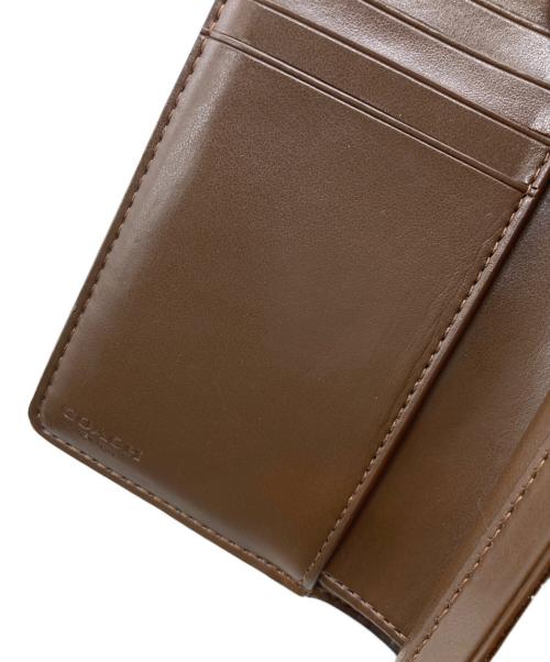 COACH（コーチ）COACH (コーチ) 2つ折り財布 F1981 ブラウンの古着・服飾アイテム