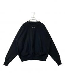 READYMADE（レディメイド）の古着「M-NECK SWT SMILE モックネック スウェット スマイル RE-CO-BK-00-00-246」｜ブラック