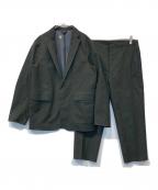 DESCENTE PAUSEデサントポーズ）の古着「WOOL MIX JACKET セットアップ　DLMQJF31」｜グレー