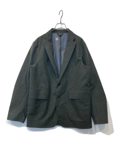 DESCENTE PAUSE（デサントポーズ）DESCENTE PAUSE (デサントポーズ) WOOL MIX JACKET セットアップ　DLMQJF31 グレー サイズ:Mの古着・服飾アイテム