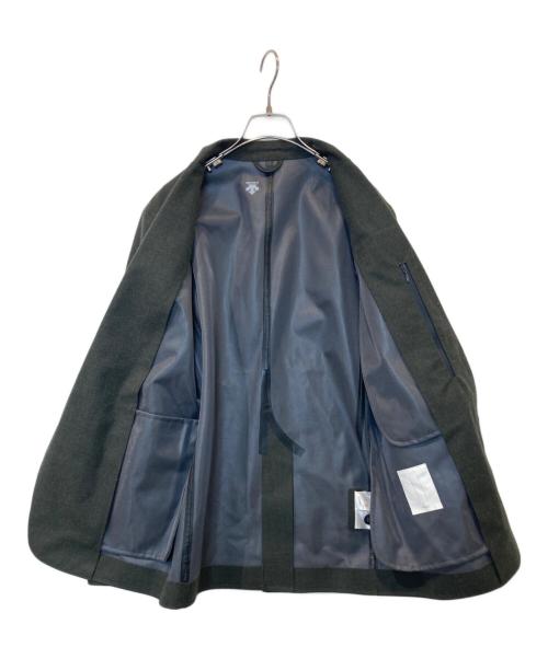 DESCENTE PAUSE（デサントポーズ）DESCENTE PAUSE (デサントポーズ) WOOL MIX JACKET セットアップ　DLMQJF31 グレー サイズ:Mの古着・服飾アイテム
