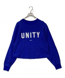 Americana（アメリカーナ）の古着「UNITY コットンレーヨン フットボール ジャージ カットソー」｜ブルー