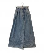 Snidelスナイデル）の古着「ワイドデニムパンツ SWFP252134」｜インディゴ