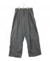 gold（ゴールド）の古着「COTTON ×SILK NEL 2TUCK EASY WIDE PANTS コットン シルク ネル ツータック イージー ワイド パンツ GL42617」｜グレー