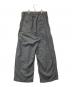 gold (ゴールド) COTTON ×SILK NEL 2TUCK EASY WIDE PANTS コットン シルク ネル ツータック イージー ワイド パンツ GL42617 グレー サイズ:L：28000円