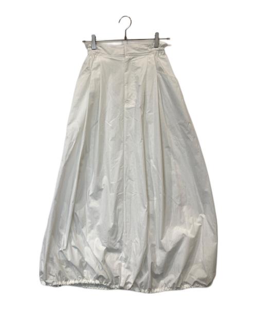 SIWEM（シウム）SIWEM (シウム) DRAWSTRING BALLOON SKIRT ドローストリング バルーン スカート si23ss19235 ホワイト サイズ:Mの古着・服飾アイテム