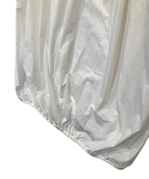 SIWEM（シウム）SIWEM (シウム) DRAWSTRING BALLOON SKIRT ドローストリング バルーン スカート si23ss19235 ホワイト サイズ:Mの古着・服飾アイテム