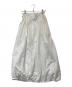 SIWEM (シウム) DRAWSTRING BALLOON SKIRT ドローストリング バルーン スカート si23ss19235 ホワイト サイズ:M：5000円