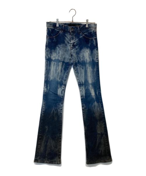 SCHLUSSEL（シュリセル）SCHLUSSEL (シュリセル) 加工フレアデニムパンツ インディゴ サイズ:1の古着・服飾アイテム