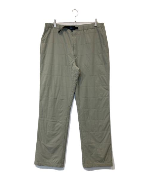 Snow peak（スノーピーク）Snow peak (スノーピーク) Flexible Insulated Pants フレキシブル・インシュレーテッド・パンツ PA-24SU003 ライトグリーン サイズ:XXLの古着・服飾アイテム