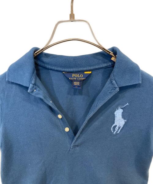 POLO RALPH LAUREN（ポロ・ラルフローレン）POLO RALPH LAUREN (ポロ・ラルフローレン) ポロシャツ ブルー サイズ:Mの古着・服飾アイテム