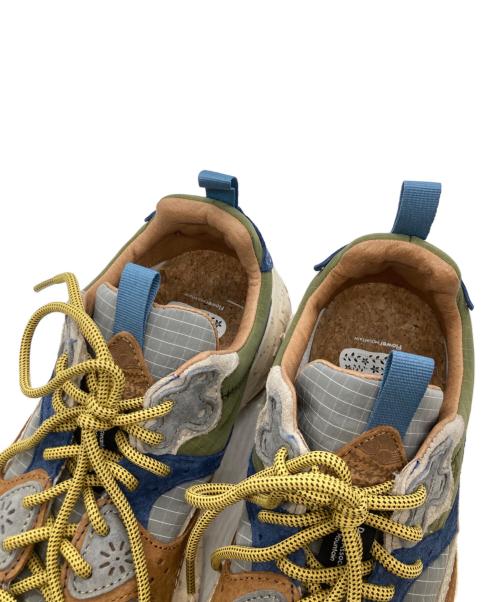 Flower MOUNTAIN（フラワーマウンテン）flower mountain (フラワーマウンテン) WAVES Light blue/Beige ウェーブス ライトブルー／ベージュ 	FM126003 ブラウン×ブルー サイズ:26cmの古着・服飾アイテム