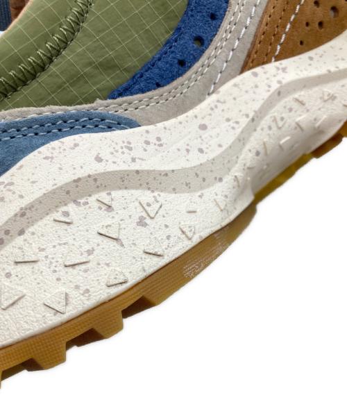 Flower MOUNTAIN（フラワーマウンテン）flower mountain (フラワーマウンテン) WAVES Light blue/Beige ウェーブス ライトブルー／ベージュ 	FM126003 ブラウン×ブルー サイズ:26cmの古着・服飾アイテム