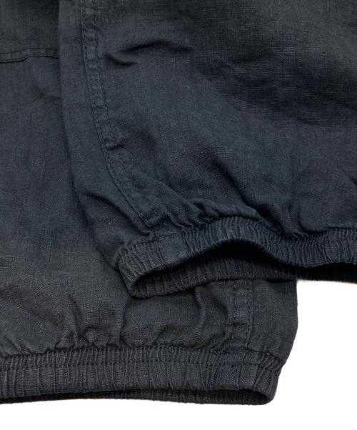 CAHLUMN（カウラム）CAHLUMN (カウラム) LINEN GYM TAPERED PANT リネン ジム テーパード パンツ 243-1457 ブラック サイズ:Lの古着・服飾アイテム
