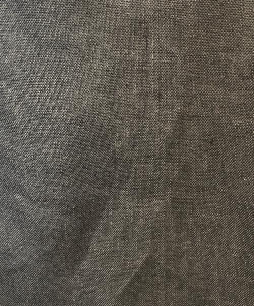 CAHLUMN（カウラム）CAHLUMN (カウラム) Linen Baseball Shirt リネン ベースボール シャツ 241-1067 ネイビー サイズ:Mの古着・服飾アイテム