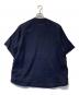 CAHLUMN (カウラム) Linen Baseball Shirt リネン ベースボール シャツ 241-1067 ネイビー サイズ:M：5000円