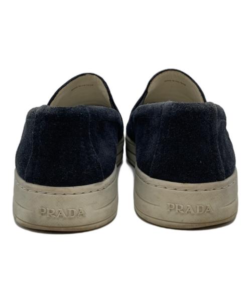 PRADA SPORTS（プラダスポーツ）PRADA SPORTS (プラダスポーツ) スウェードレザースリッポン 5802 ネイビー サイズ:36の古着・服飾アイテム