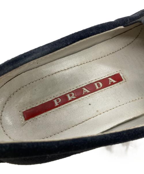 PRADA SPORTS（プラダスポーツ）PRADA SPORTS (プラダスポーツ) スウェードレザースリッポン 5802 ネイビー サイズ:36の古着・服飾アイテム