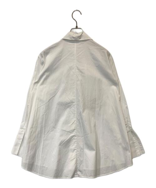 EVA MANN（エヴァ マン）EVA MANN (エヴァ マン) リボンシャツ A0822FB ホワイト サイズ:9の古着・服飾アイテム