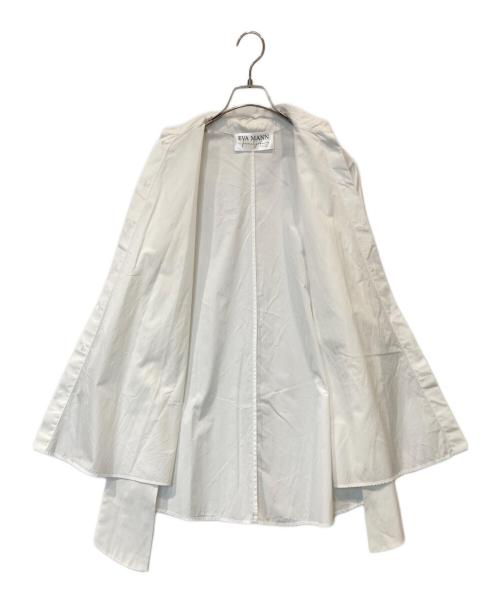 EVA MANN（エヴァ マン）EVA MANN (エヴァ マン) リボンシャツ A0822FB ホワイト サイズ:9の古着・服飾アイテム