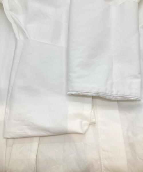 EVA MANN（エヴァ マン）EVA MANN (エヴァ マン) リボンシャツ A0822FB ホワイト サイズ:9の古着・服飾アイテム
