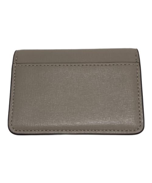 TORY BURCH（トリーバーチ）TORY BURCH (トリーバーチ) カードケース 10009171 ライトグレー×ピンクの古着・服飾アイテム