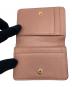 中古・古着 TORY BURCH (トリーバーチ) カードケース 10009171 ライトグレー×ピンク：5000円