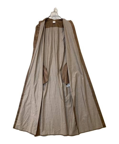 MaxMara LEISURE（マックスマーラレジャー）MaxMara LEISURE (マックスマーラレジャー) コットンストライプシャツワンピース　322102166 ブラウン サイズ:42の古着・服飾アイテム