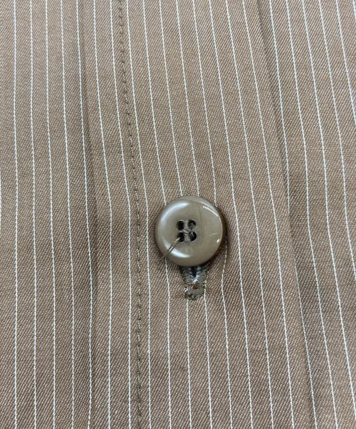 MaxMara LEISURE（マックスマーラレジャー）MaxMara LEISURE (マックスマーラレジャー) コットンストライプシャツワンピース　322102166 ブラウン サイズ:42の古着・服飾アイテム