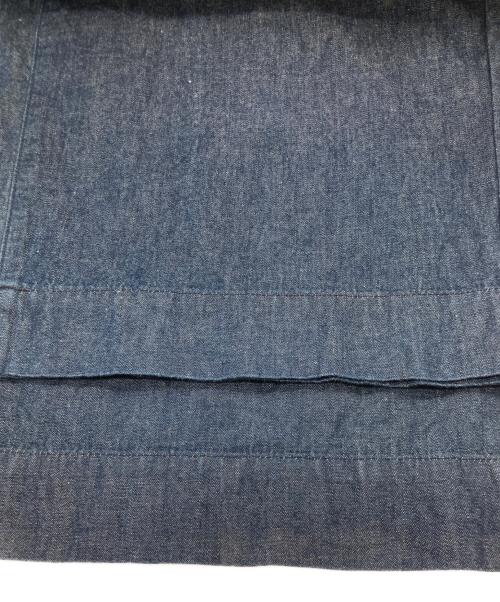 Pal'las Palace（パラスパレス）Pal'las Palace (パラスパレス) コットンダンガリータックワイドパンツ インディゴ サイズ:3の古着・服飾アイテム