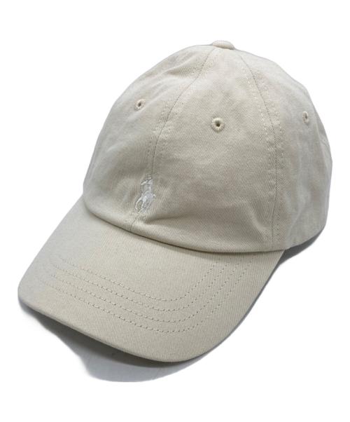 POLO RALPH LAUREN（ポロ・ラルフローレン）POLO RALPH LAUREN (ポロ・ラルフローレン) キャップ 710964764003 アイボリーの古着・服飾アイテム