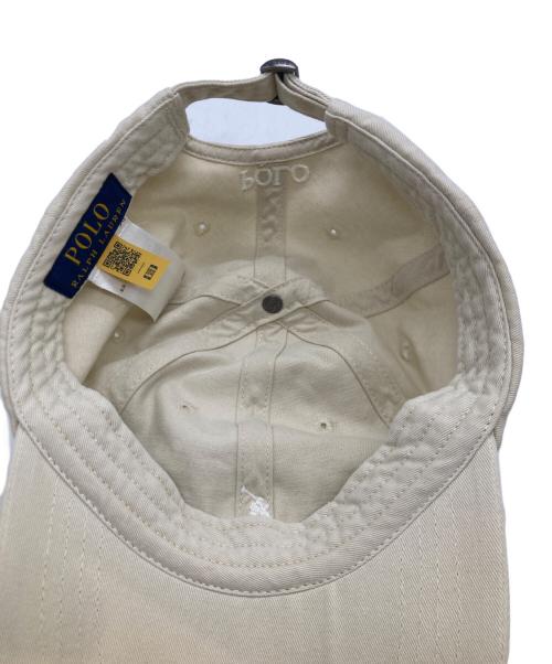 POLO RALPH LAUREN（ポロ・ラルフローレン）POLO RALPH LAUREN (ポロ・ラルフローレン) キャップ 710964764003 アイボリーの古着・服飾アイテム