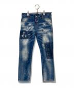 DSQUARED2ディースクエアード）の古着「Cool Girl Cropped Jean クール ガール クロップド ジーンズ S72LB0198」｜インディゴ