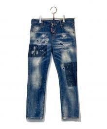 DSQUARED2（ディースクエアード）の古着「Cool Girl Cropped Jean クール ガール クロップド ジーンズ S72LB0198」｜インディゴ