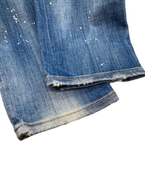 DSQUARED2（ディースクエアード）DSQUARED2 (ディースクエアード) Cool Girl Cropped Jean クール ガール クロップド ジーンズ S72LB0198 インディゴ サイズ:34の古着・服飾アイテム