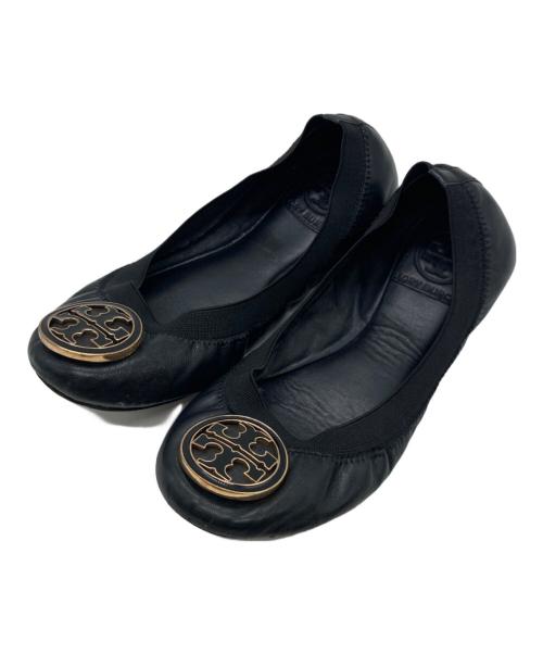 TORY BURCH（トリーバーチ）TORY BURCH (トリーバーチ) バレエシューズ ブラック サイズ:5Mの古着・服飾アイテム