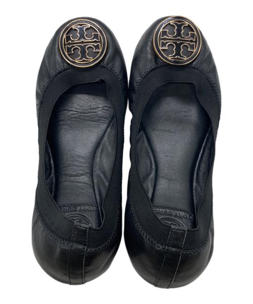TORY BURCH（トリーバーチ）TORY BURCH (トリーバーチ) バレエシューズ ブラック サイズ:5Mの古着・服飾アイテム