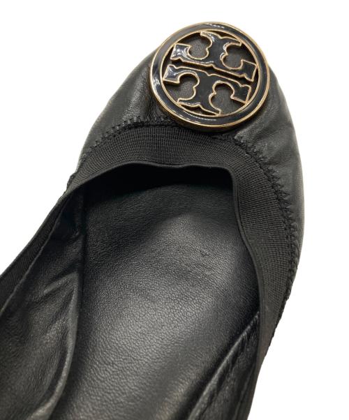 TORY BURCH（トリーバーチ）TORY BURCH (トリーバーチ) バレエシューズ ブラック サイズ:5Mの古着・服飾アイテム