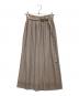 HYKE（ハイク）の古着「SHARK SKIN PLEATED SKIRT シャークスキンプリーツスカート　211-14104 021」｜ベージュ
