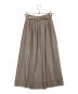 HYKE (ハイク) SHARK SKIN PLEATED SKIRT シャークスキンプリーツスカート　211-14104 021 ベージュ サイズ:1：14000円