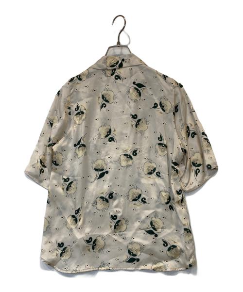 MARNI（マルニ）MARNI (マルニ) 花柄レーヨンフリルシャツ ベージュ サイズ:38の古着・服飾アイテム